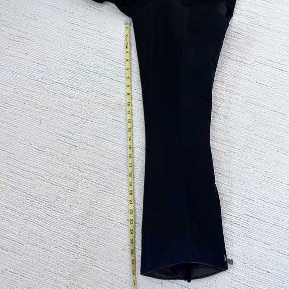 BOGNER Women’s 8 Black Ski Pants Vintage Boot Cut Wool Blend Soft Shell Luxury - Picture 9 of 12